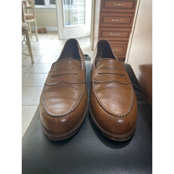 ALLEN EDMONDS Randolph Leather Slip-Ons Walnut Mens Size 12D main image 7